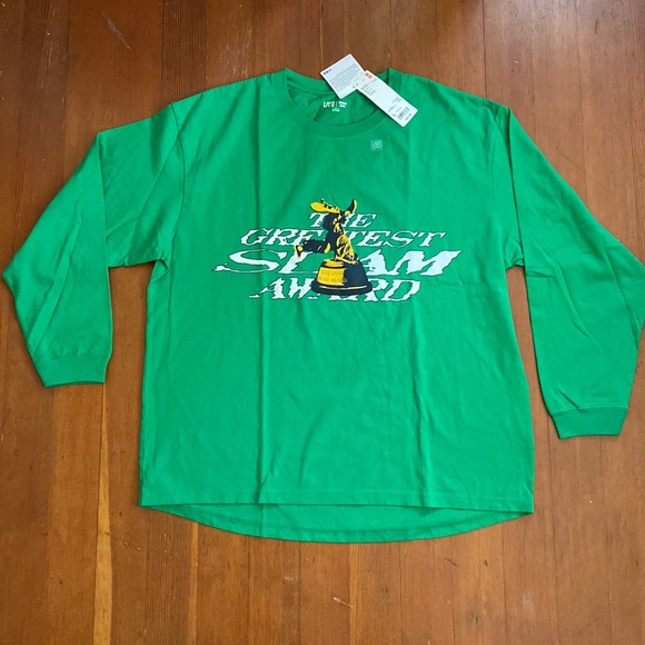 Uniqlo x Shinpei Ueno Green Long Sleeve - Picture 1 of 4